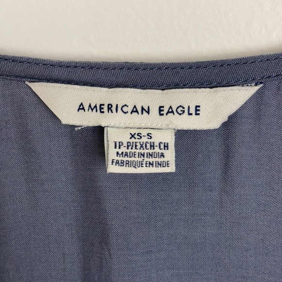 American Eagle Blue Long Kimono - Picture 6 of 13